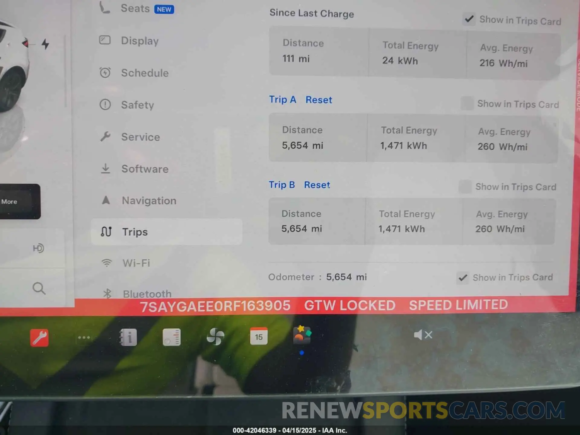 7 Фотография поврежденного автомобиля 7SAYGAEE0RF163905 TESLA MODEL Y 2024