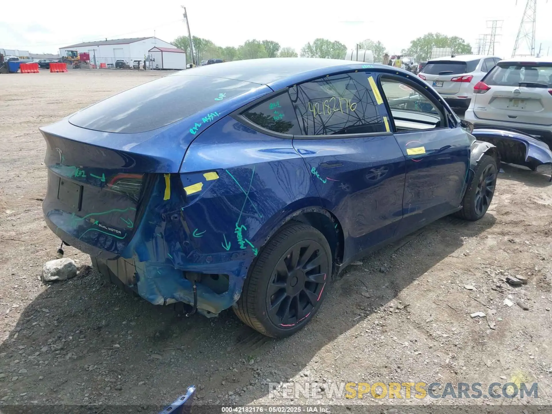4 Photograph of a damaged car 7SAYGAEE0RF212018 TESLA MODEL Y 2024