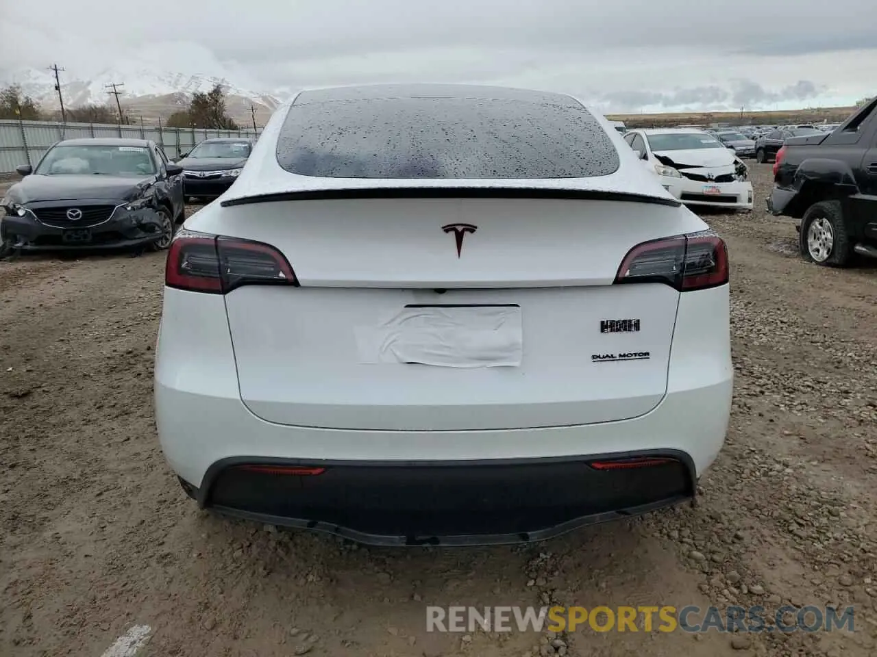 6 Фотография поврежденного автомобиля 7SAYGAEE1RF061318 TESLA MODEL Y 2024
