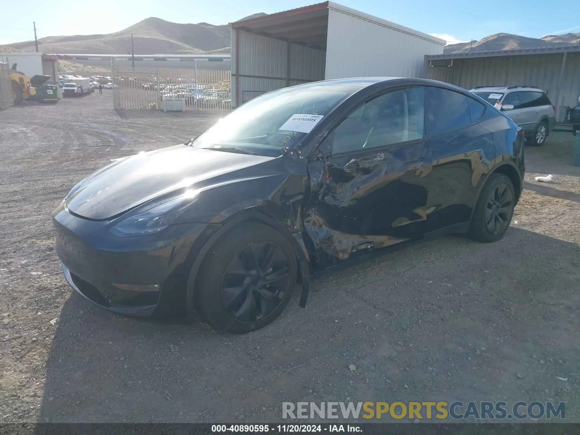 2 Photograph of a damaged car 7SAYGAEE1RF113790 TESLA MODEL Y 2024