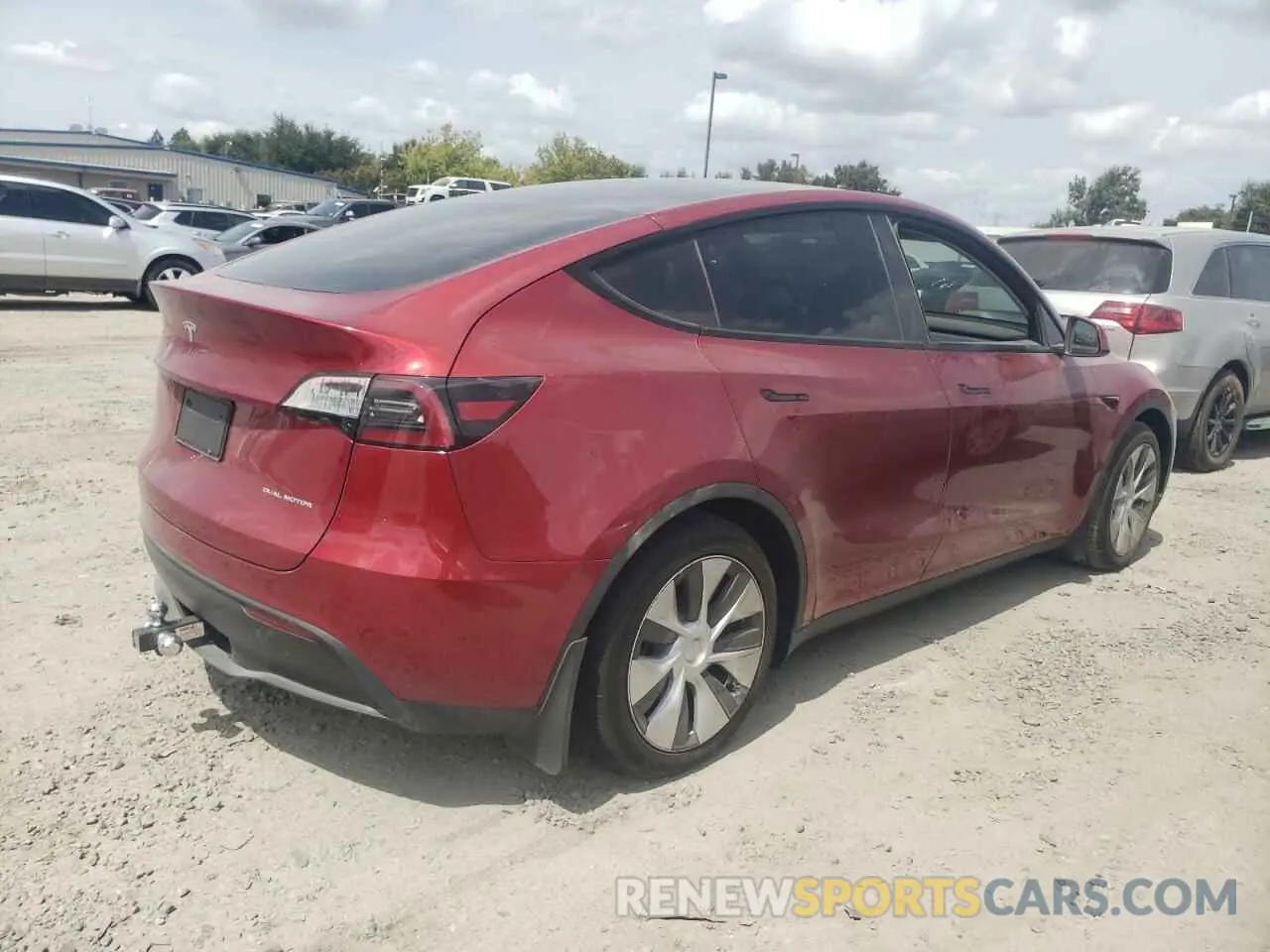 3 Фотография поврежденного автомобиля 7SAYGAEE2RF021409 TESLA MODEL Y 2024
