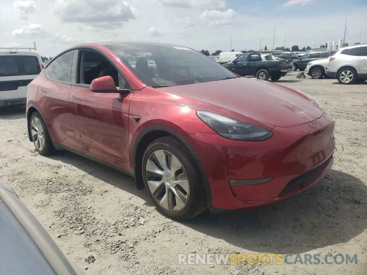 4 Фотография поврежденного автомобиля 7SAYGAEE2RF021409 TESLA MODEL Y 2024