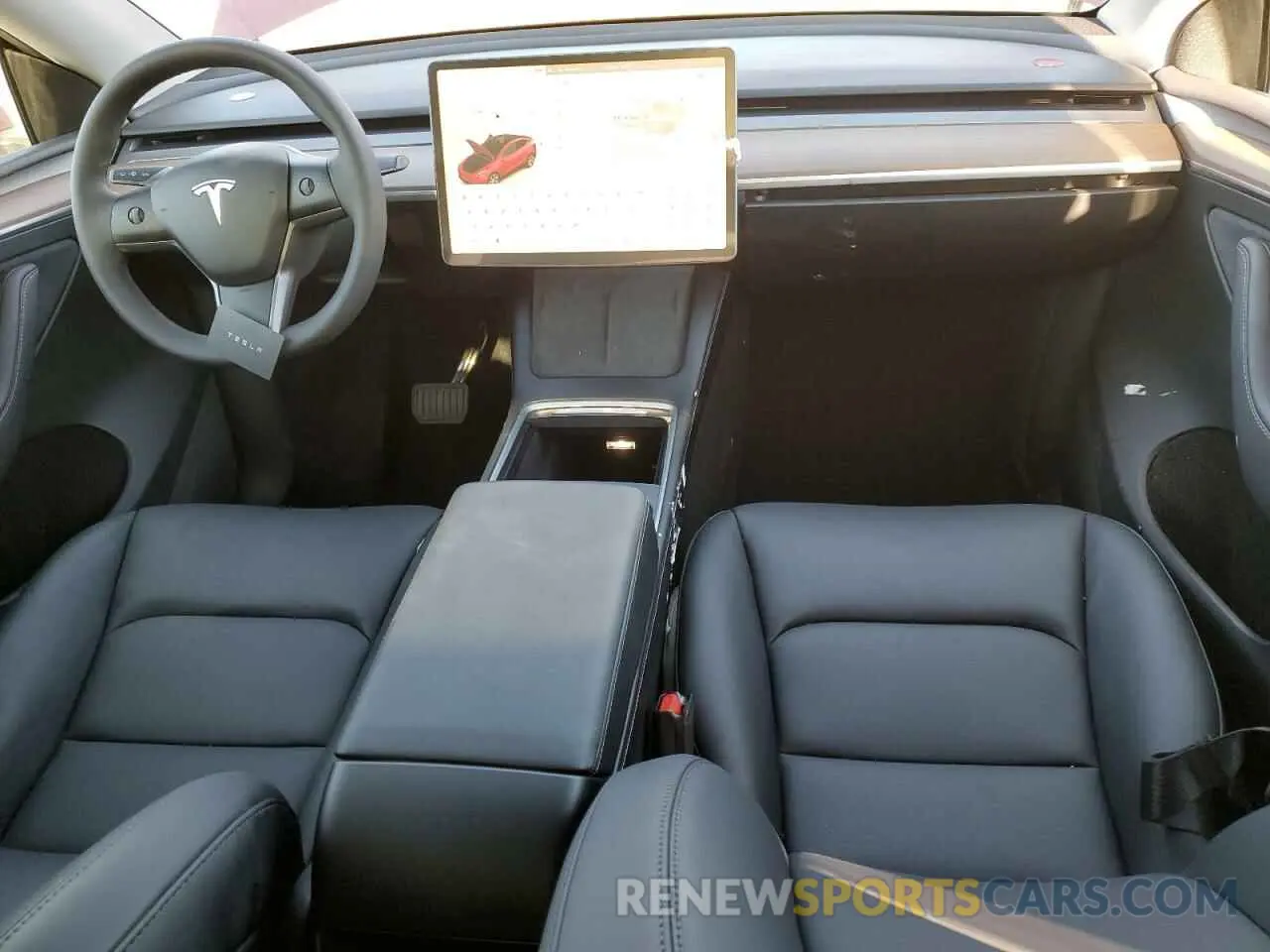 8 Photograph of a damaged car 7SAYGAEE2RF086437 TESLA MODEL Y 2024