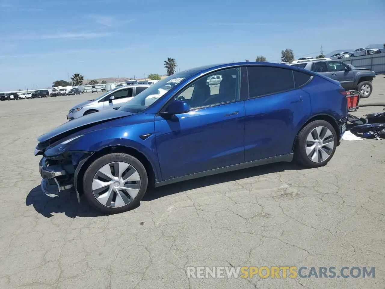 1 Photograph of a damaged car 7SAYGAEE3RF034699 TESLA MODEL Y 2024