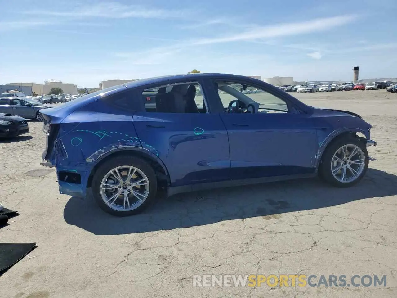 3 Photograph of a damaged car 7SAYGAEE3RF034699 TESLA MODEL Y 2024