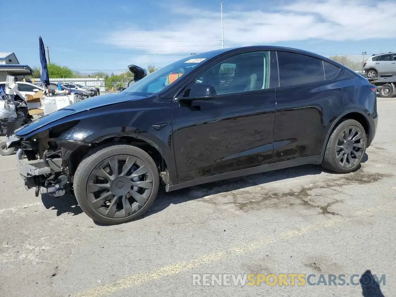 1 Фотография поврежденного автомобиля 7SAYGAEE3RF089122 TESLA MODEL Y 2024