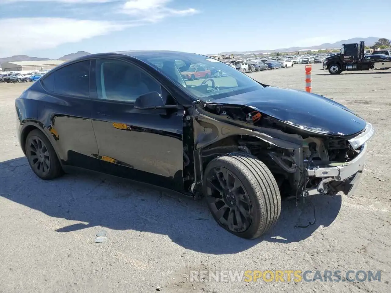 4 Фотография поврежденного автомобиля 7SAYGAEE3RF089122 TESLA MODEL Y 2024