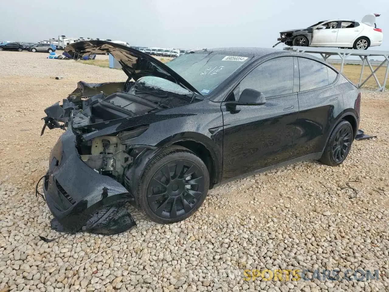 1 Photograph of a damaged car 7SAYGAEE4RF064035 TESLA MODEL Y 2024