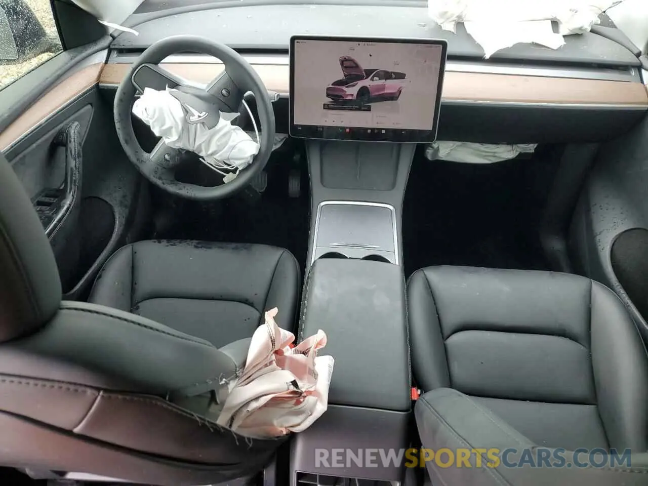 8 Photograph of a damaged car 7SAYGAEE4RF064035 TESLA MODEL Y 2024