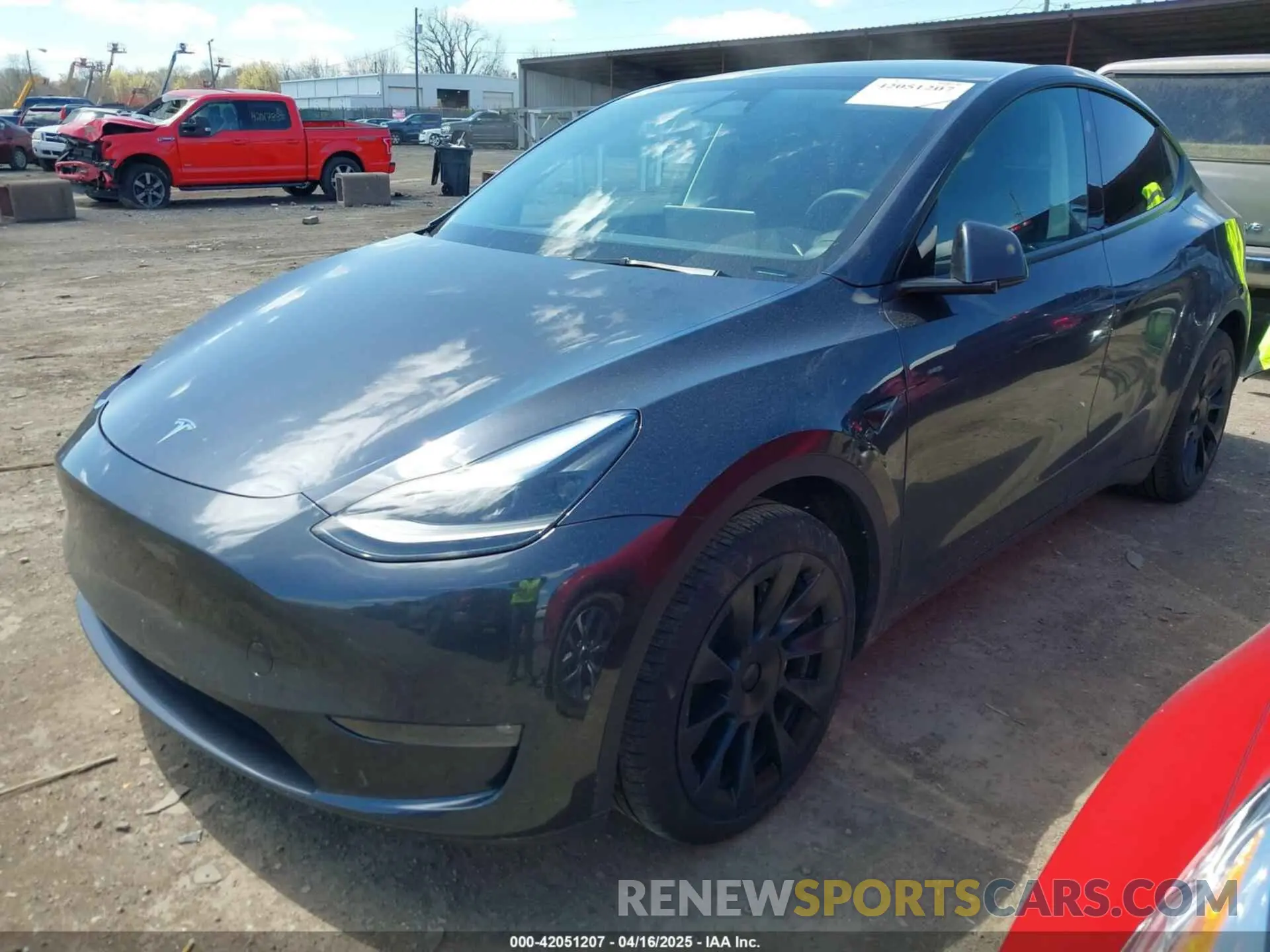 2 Photograph of a damaged car 7SAYGAEE4RF078906 TESLA MODEL Y 2024