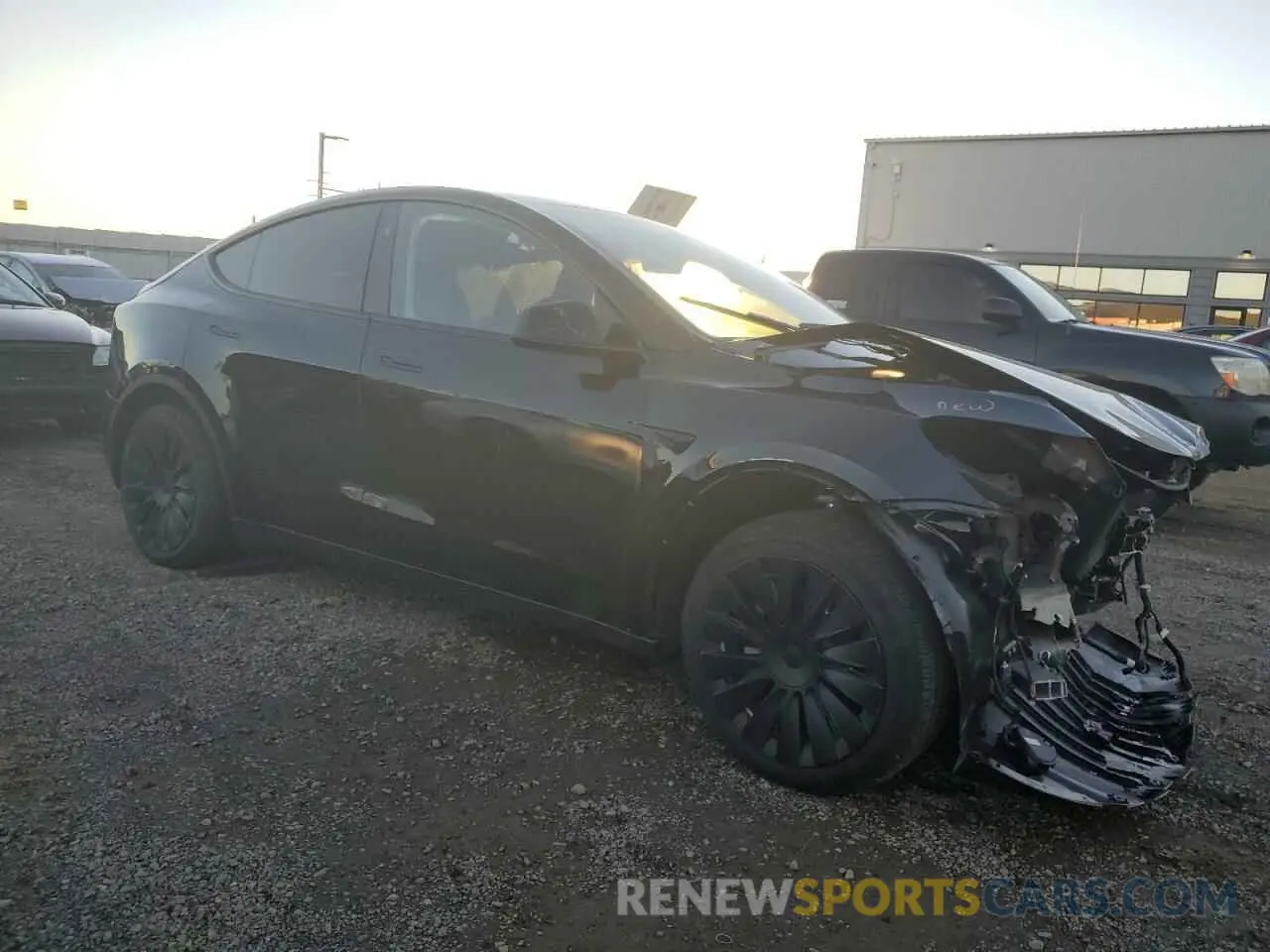 4 Photograph of a damaged car 7SAYGAEE4RF082504 TESLA MODEL Y 2024