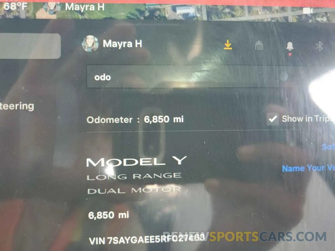 9 Photograph of a damaged car 7SAYGAEE5RF027463 TESLA MODEL Y 2024