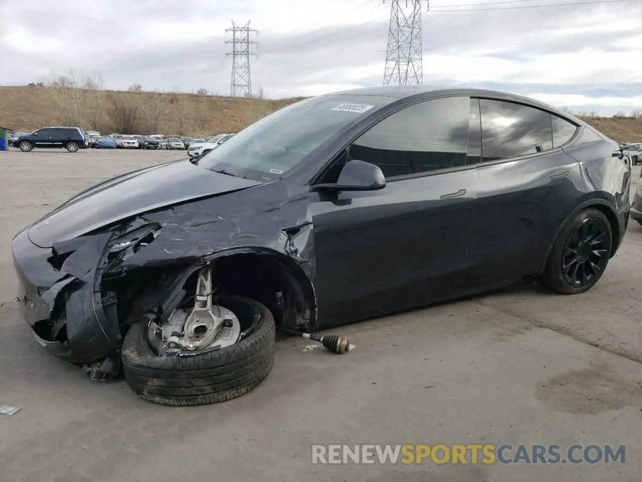 1 Фотография поврежденного автомобиля 7SAYGAEE5RF038446 TESLA MODEL Y 2024