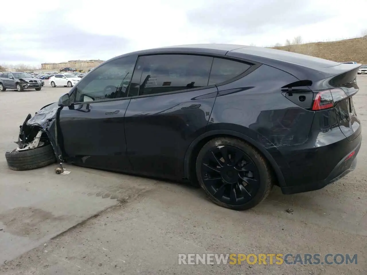 2 Фотография поврежденного автомобиля 7SAYGAEE5RF038446 TESLA MODEL Y 2024
