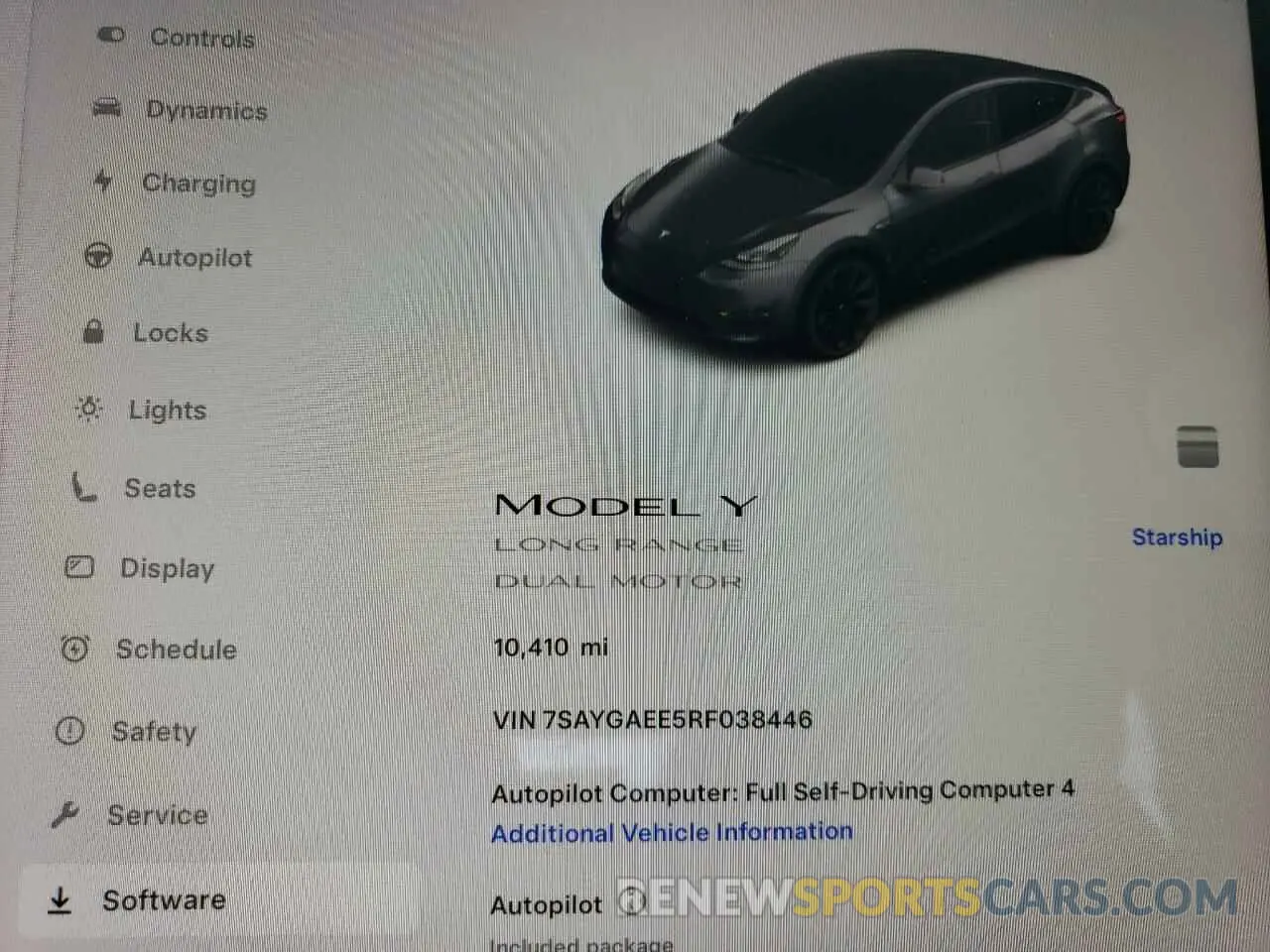 9 Фотография поврежденного автомобиля 7SAYGAEE5RF038446 TESLA MODEL Y 2024