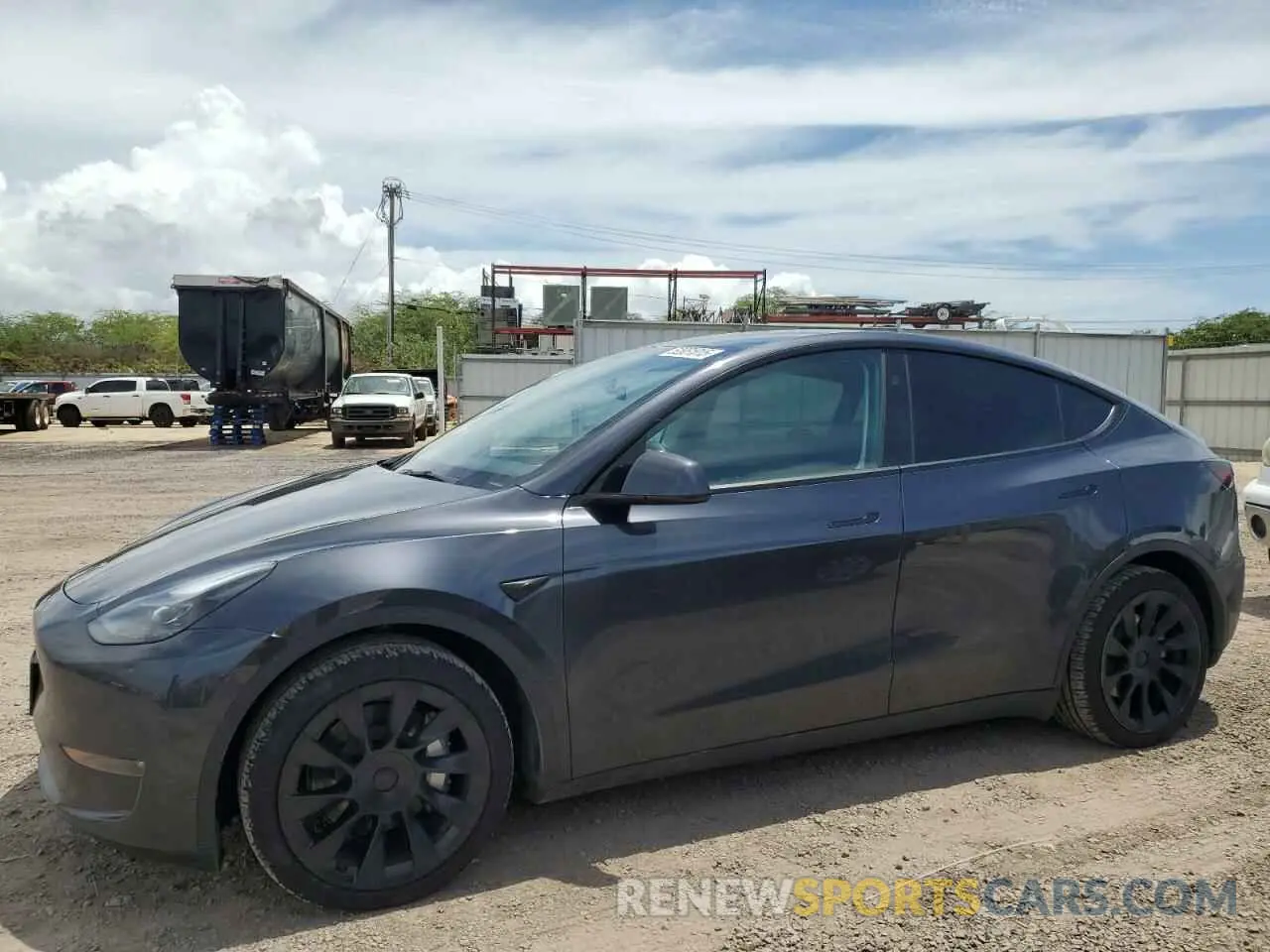 1 Photograph of a damaged car 7SAYGAEE5RF088151 TESLA MODEL Y 2024