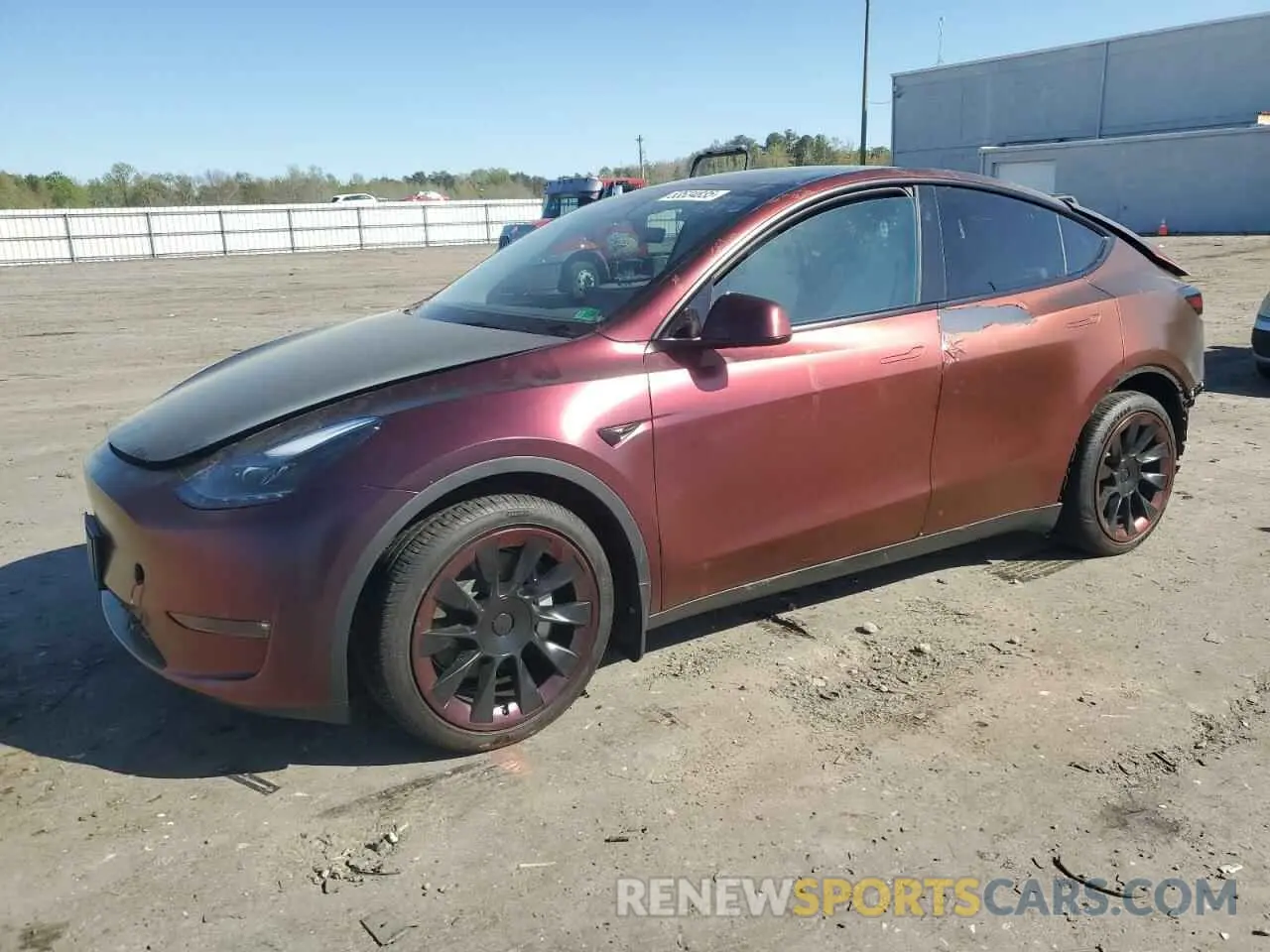 1 Фотография поврежденного автомобиля 7SAYGAEE5RF990914 TESLA MODEL Y 2024