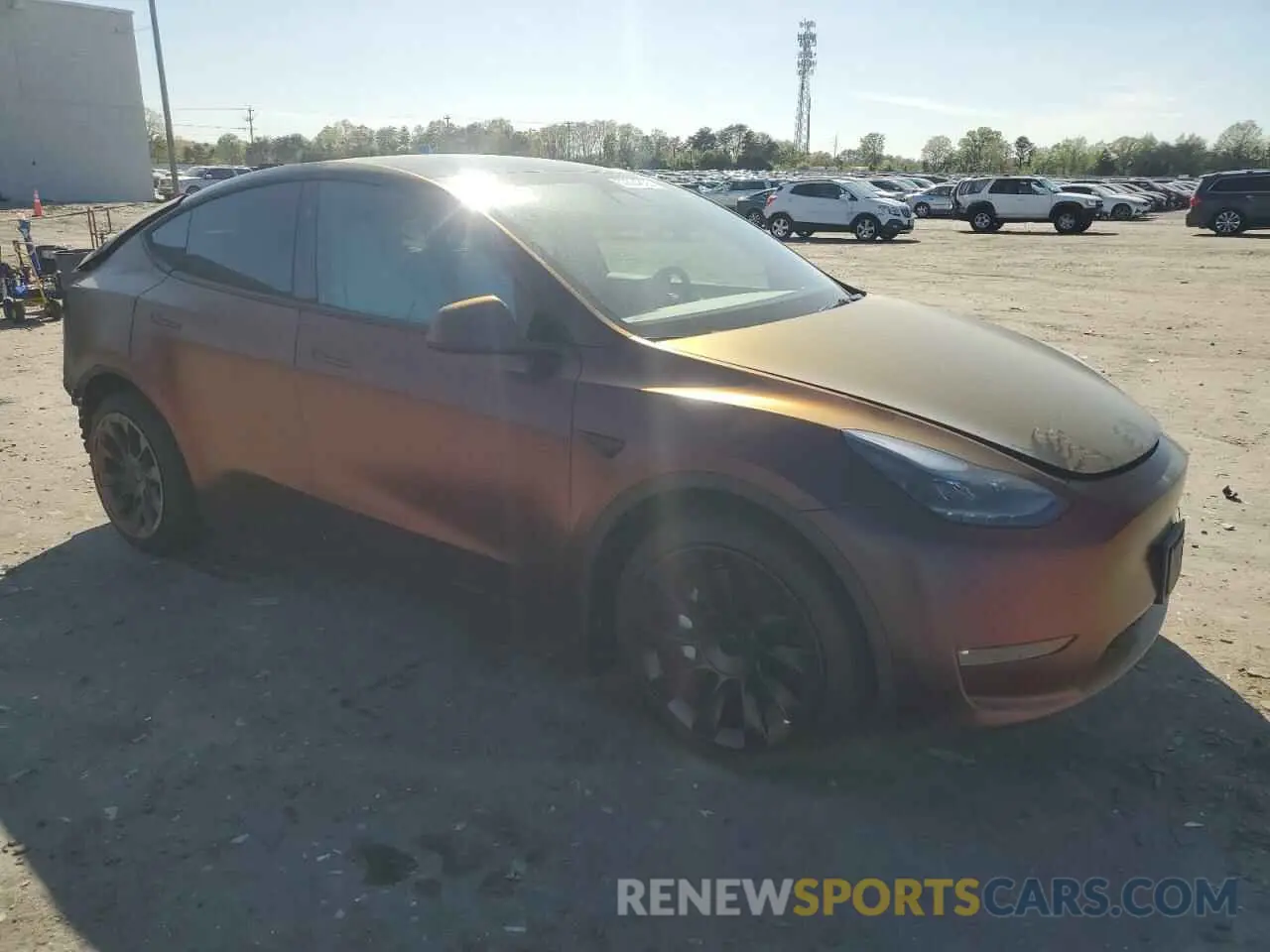 4 Фотография поврежденного автомобиля 7SAYGAEE5RF990914 TESLA MODEL Y 2024
