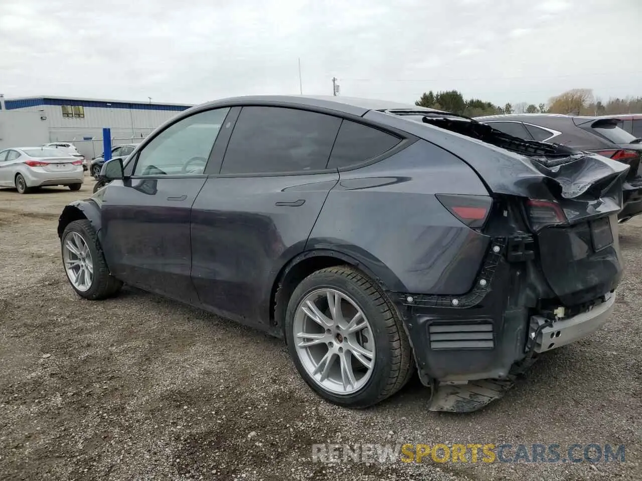 2 Фотография поврежденного автомобиля 7SAYGAEE6RF070354 TESLA MODEL Y 2024