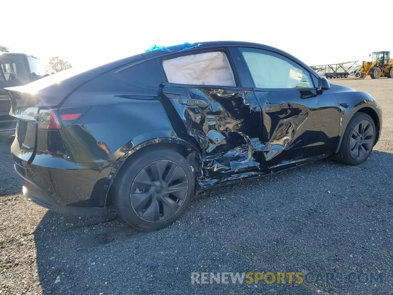 3 Фотография поврежденного автомобиля 7SAYGAEE6RF106267 TESLA MODEL Y 2024
