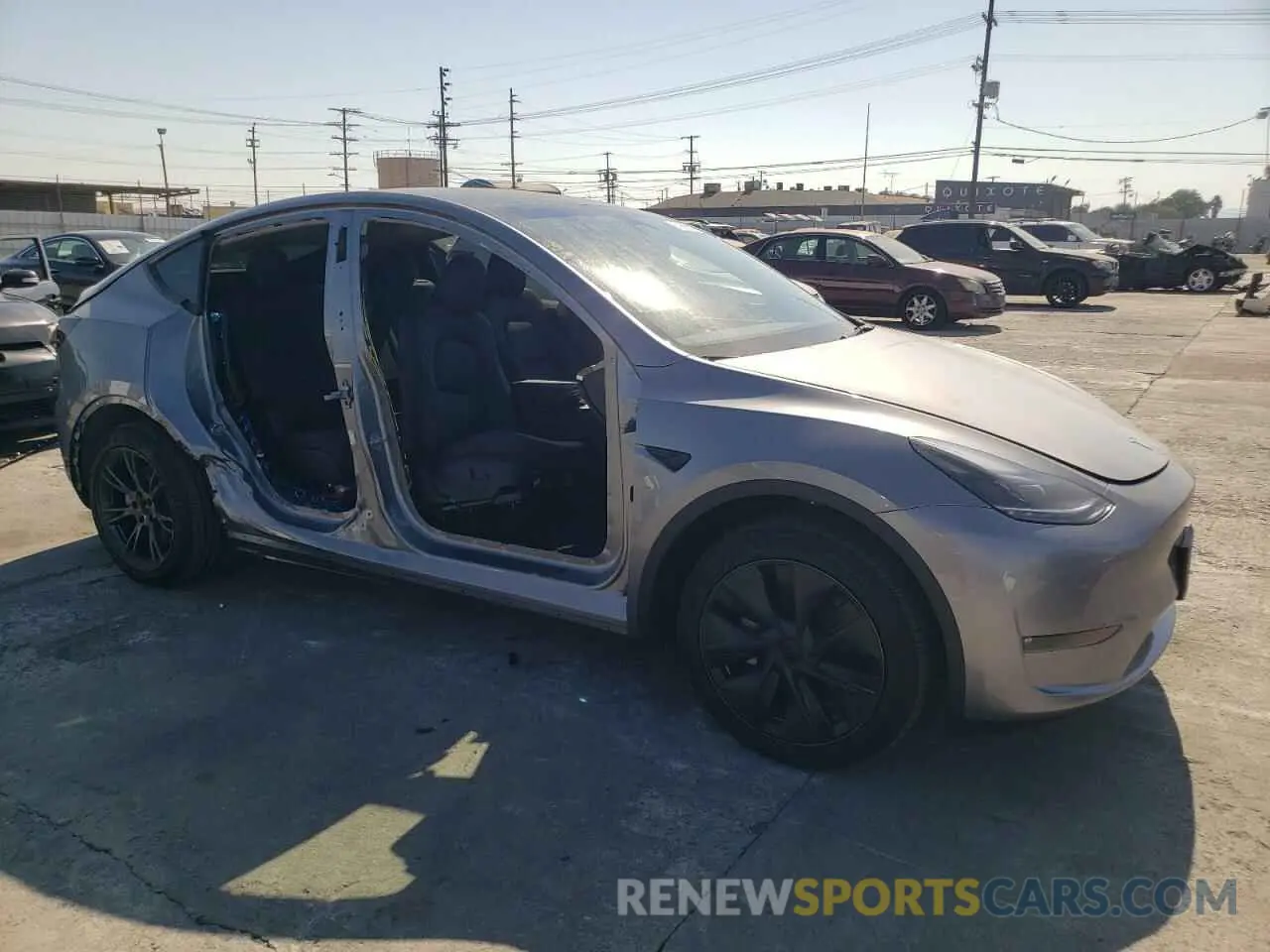4 Фотография поврежденного автомобиля 7SAYGAEE6RF131749 TESLA MODEL Y 2024