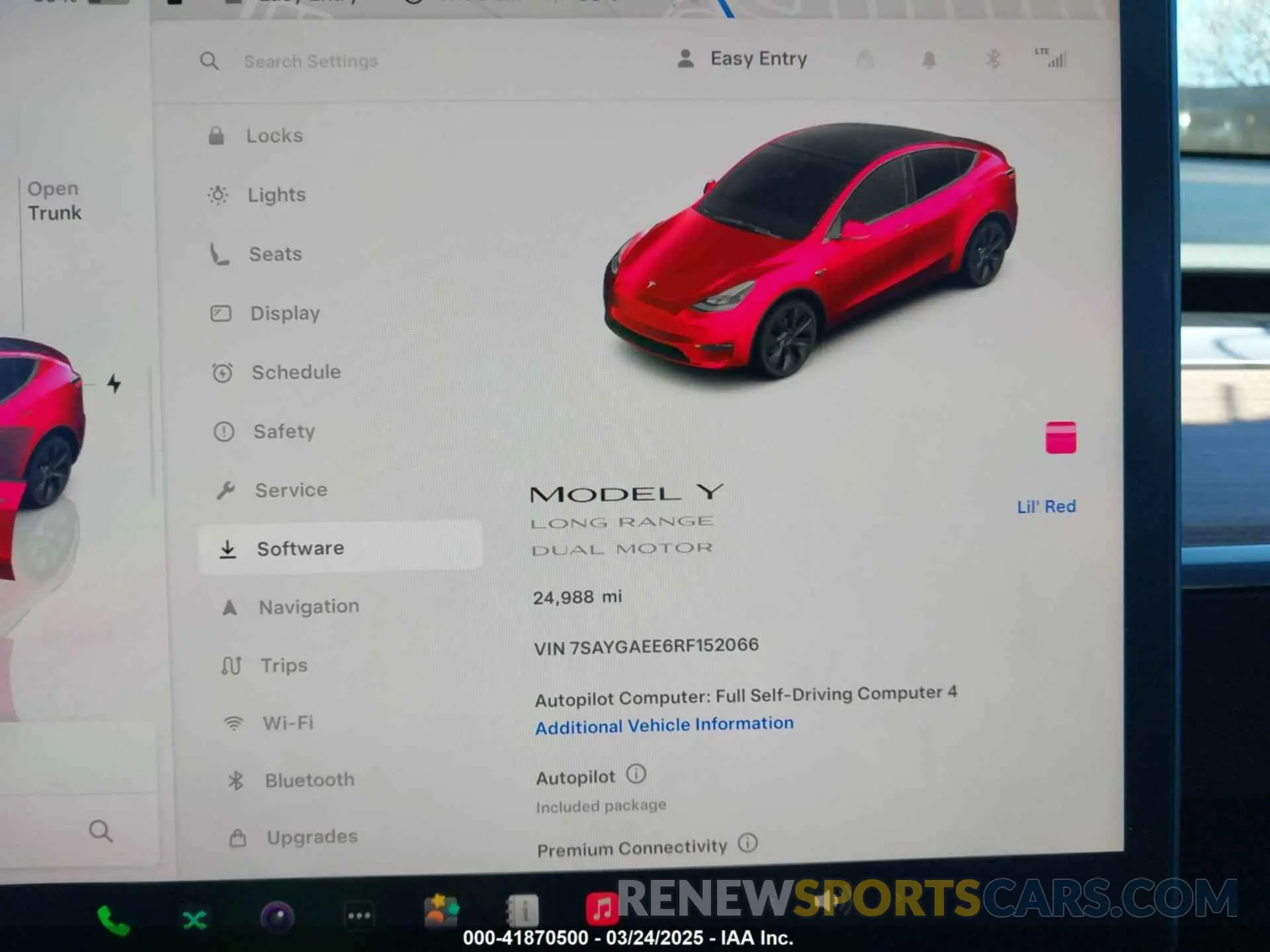 7 Photograph of a damaged car 7SAYGAEE6RF152066 TESLA MODEL Y 2024