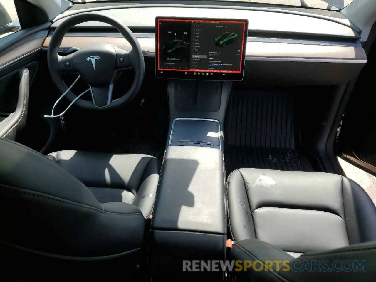 8 Photograph of a damaged car 7SAYGAEE6RF160698 TESLA MODEL Y 2024