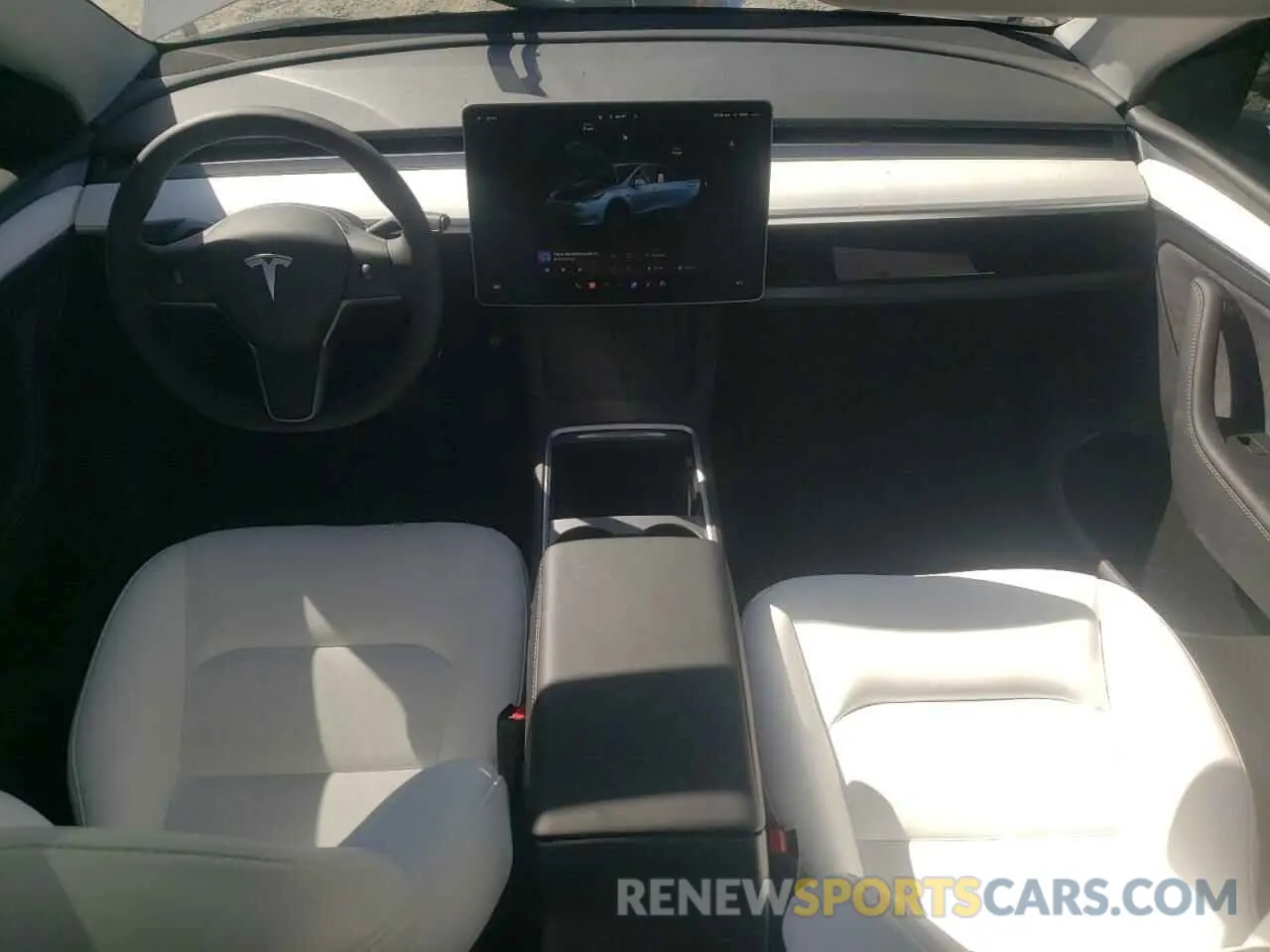 8 Photograph of a damaged car 7SAYGAEE6RF178439 TESLA MODEL Y 2024