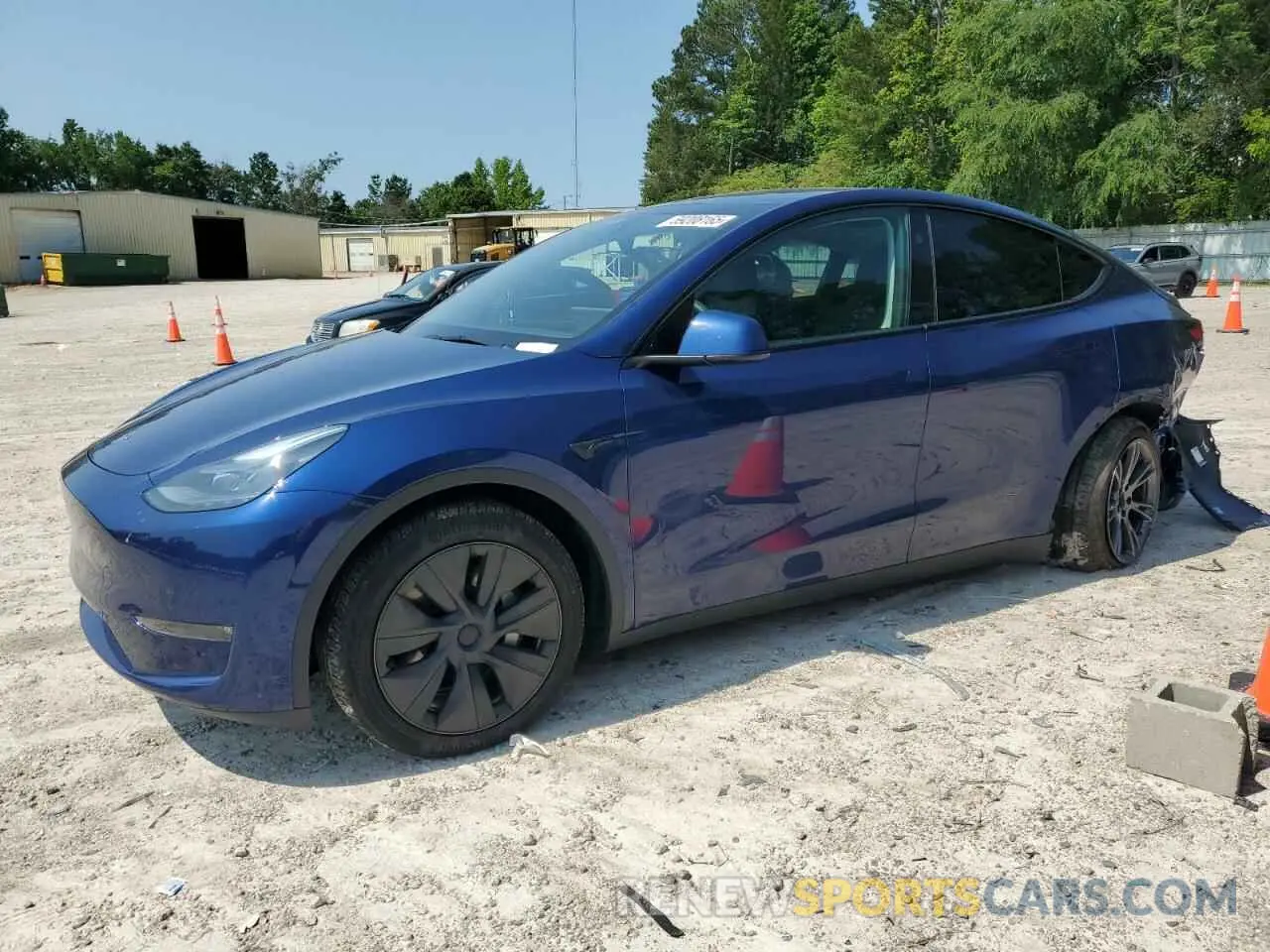1 Photograph of a damaged car 7SAYGAEE6RF202481 TESLA MODEL Y 2024
