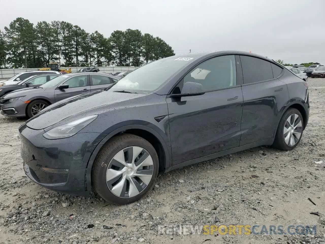 1 Photograph of a damaged car 7SAYGAEE7RF005786 TESLA MODEL Y 2024