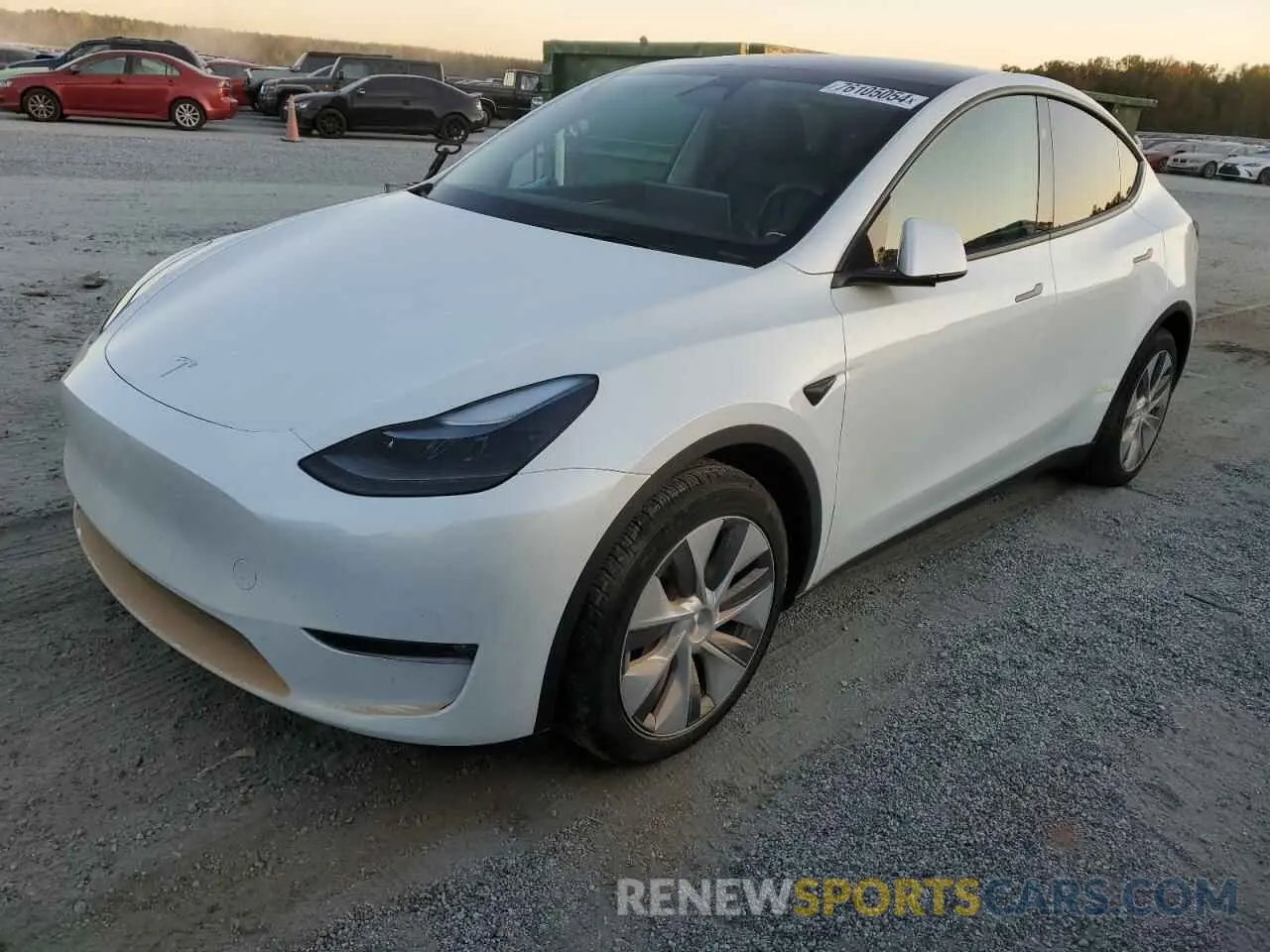 1 Photograph of a damaged car 7SAYGAEE7RF091388 TESLA MODEL Y 2024