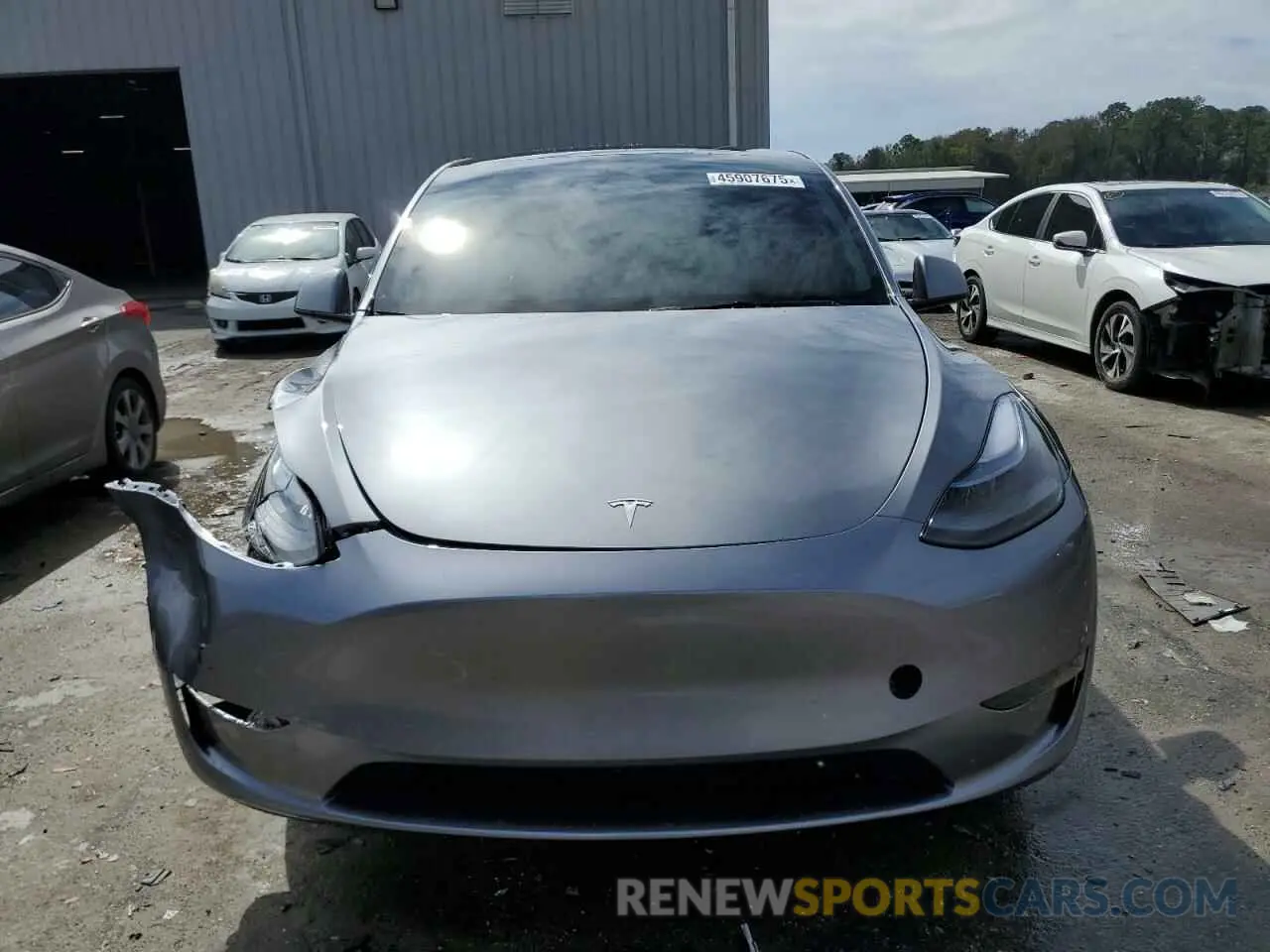 5 Photograph of a damaged car 7SAYGAEE7RF193127 TESLA MODEL Y 2024