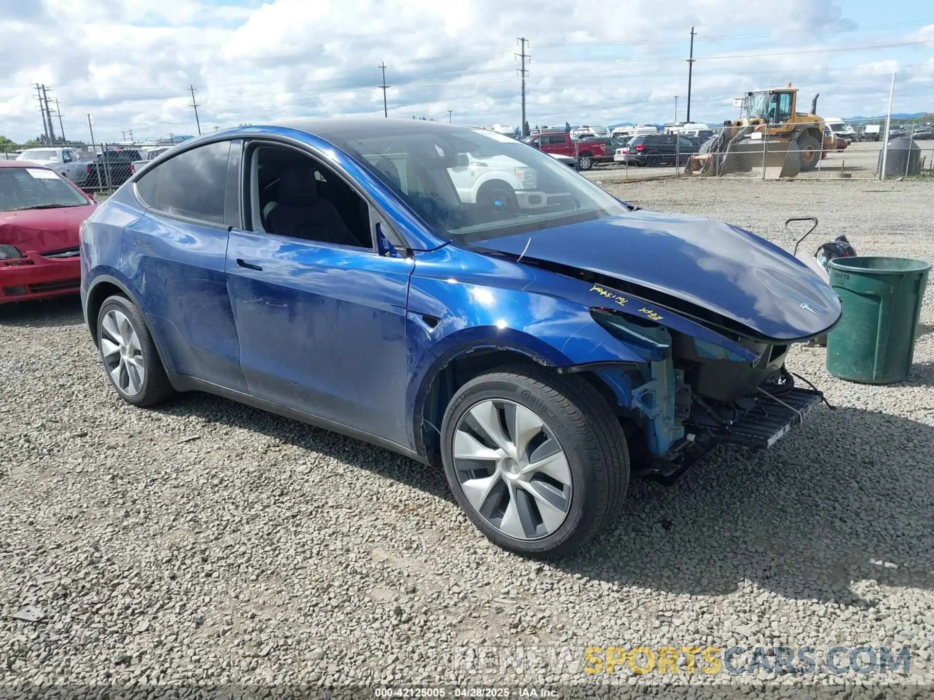 1 Photograph of a damaged car 7SAYGAEE7RF991627 TESLA MODEL Y 2024