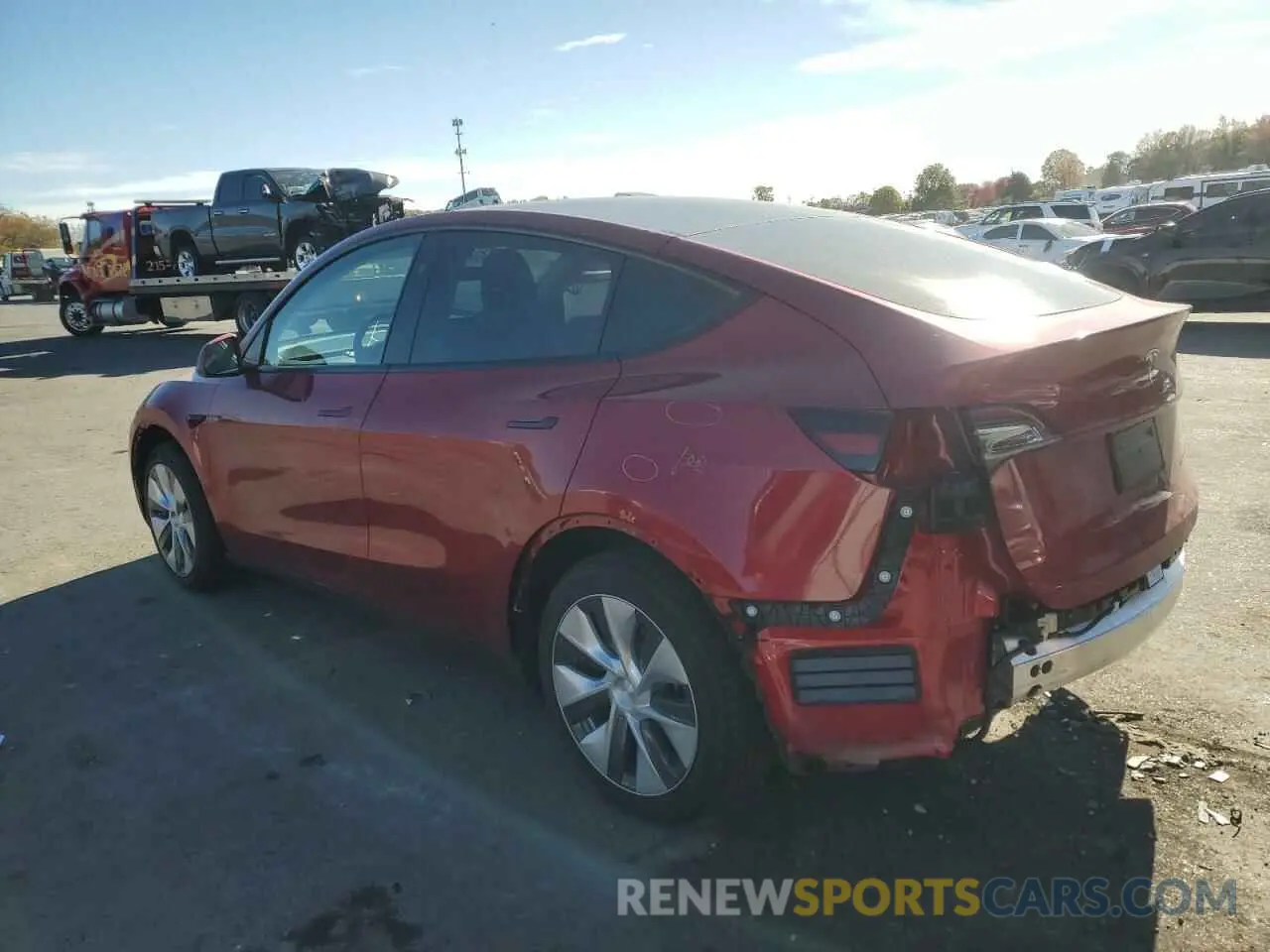 2 Photograph of a damaged car 7SAYGAEE8RF026436 TESLA MODEL Y 2024