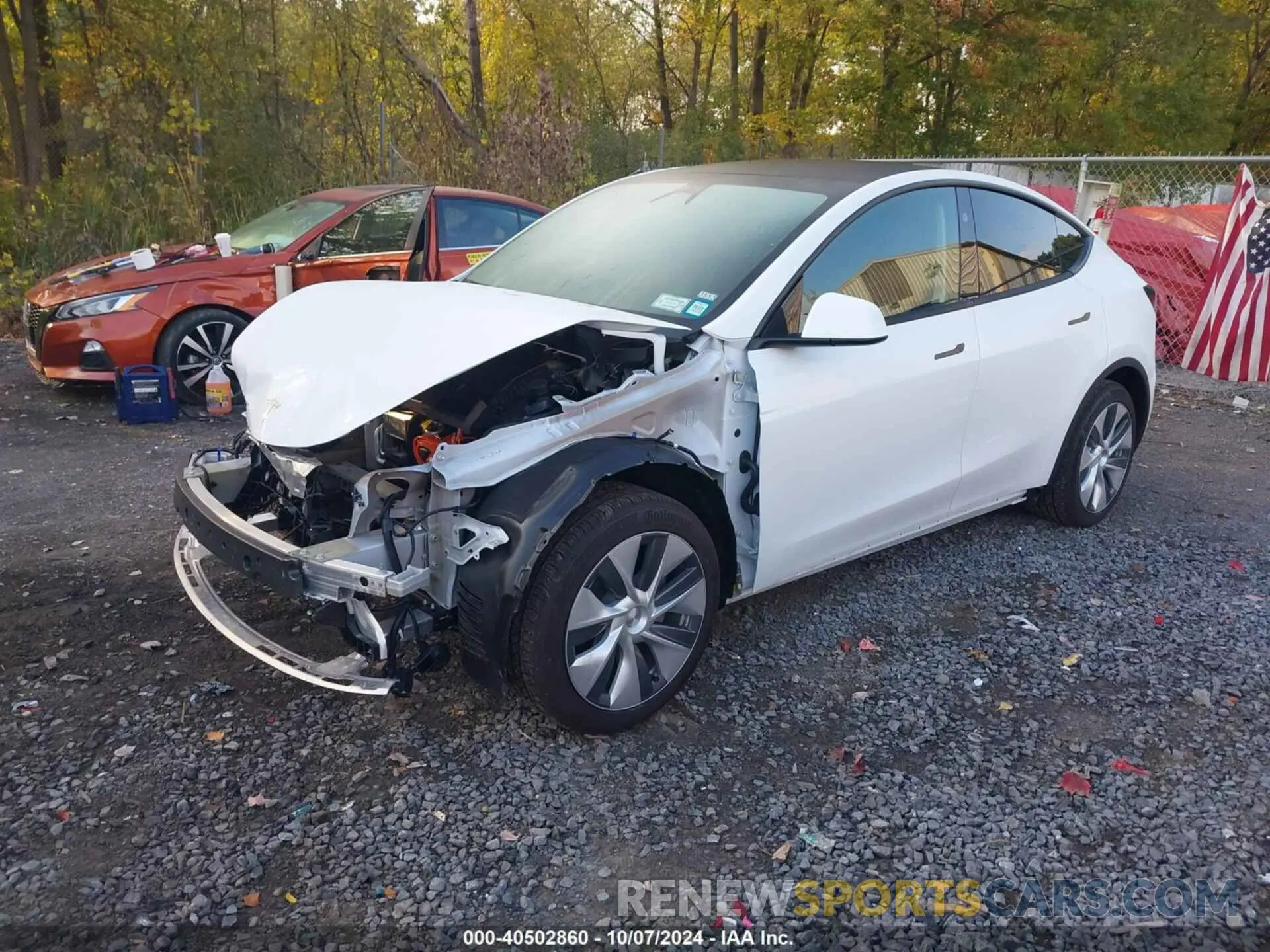 2 Photograph of a damaged car 7SAYGAEE8RF092274 TESLA MODEL Y 2024