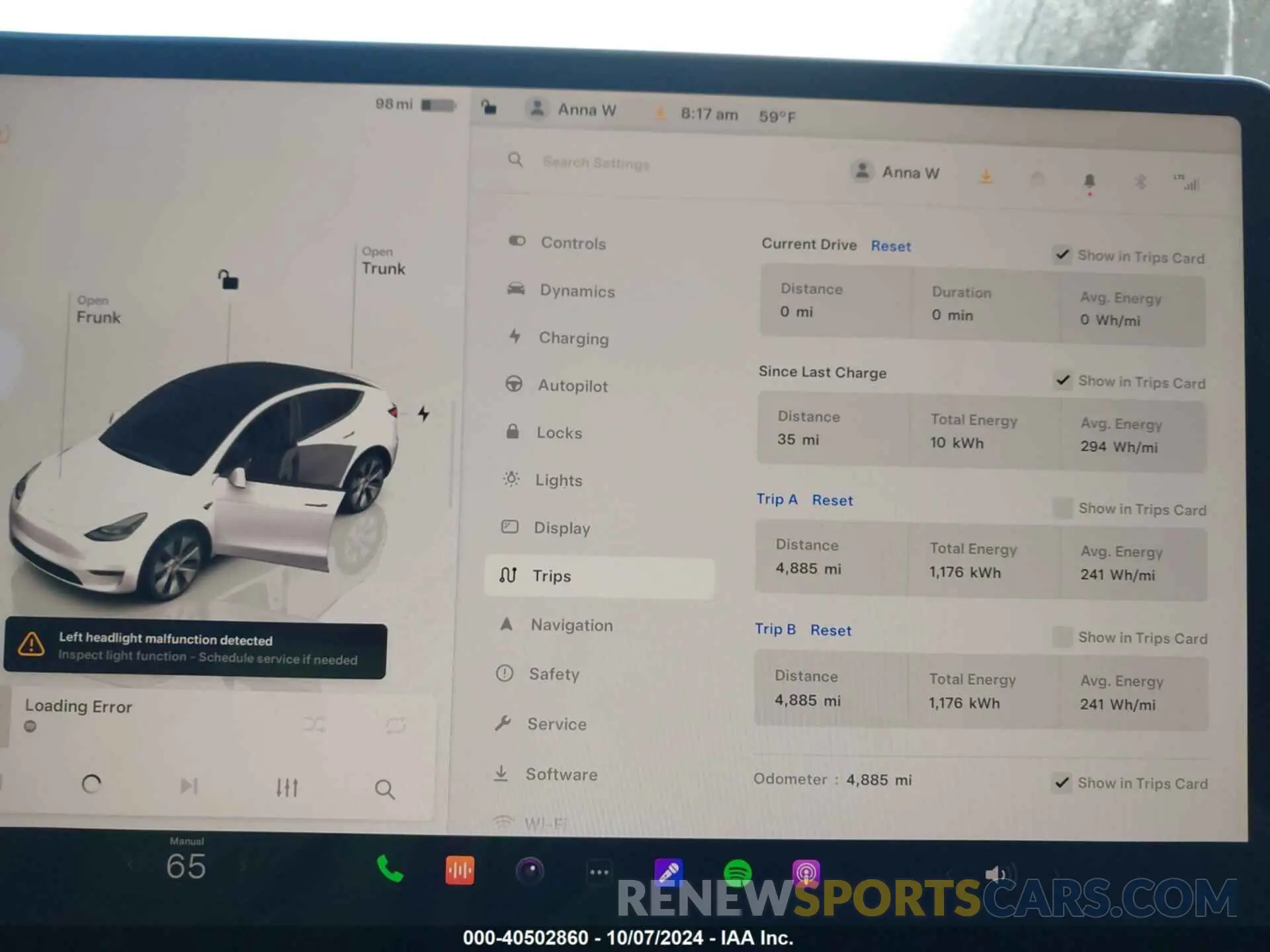 7 Photograph of a damaged car 7SAYGAEE8RF092274 TESLA MODEL Y 2024