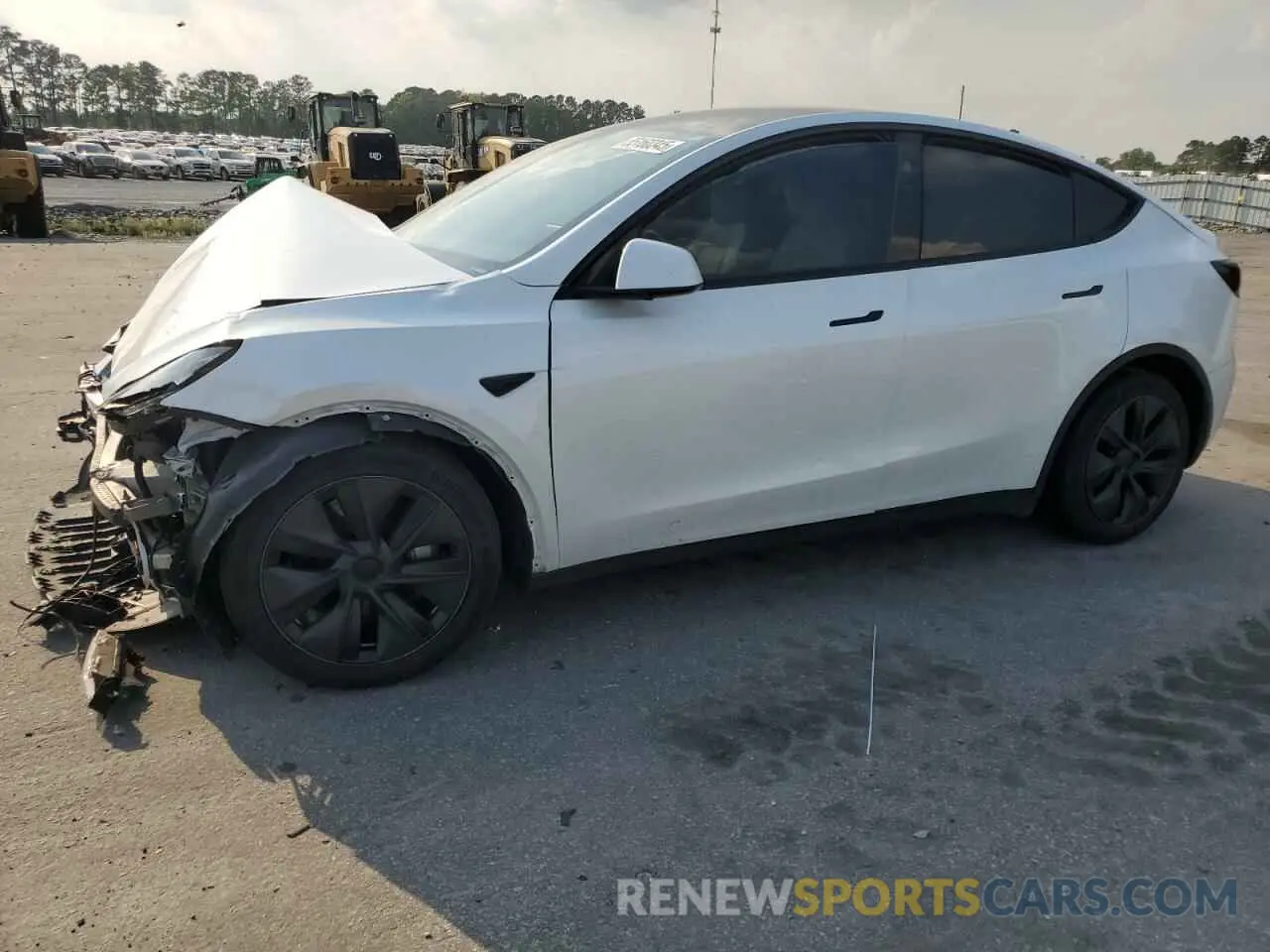 1 Фотография поврежденного автомобиля 7SAYGAEEXRF109995 TESLA MODEL Y 2024