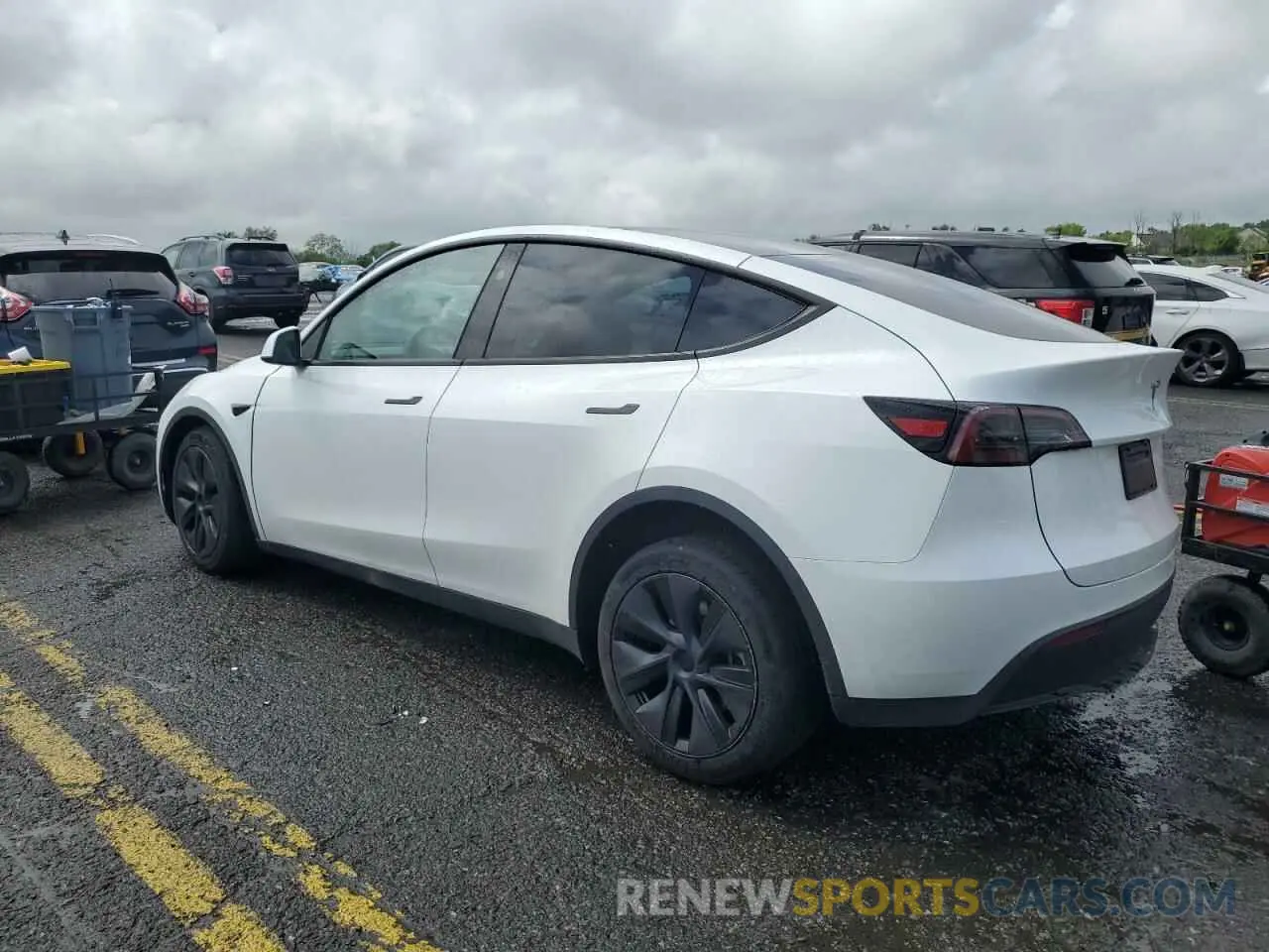 2 Photograph of a damaged car 7SAYGAEEXRF205030 TESLA MODEL Y 2024