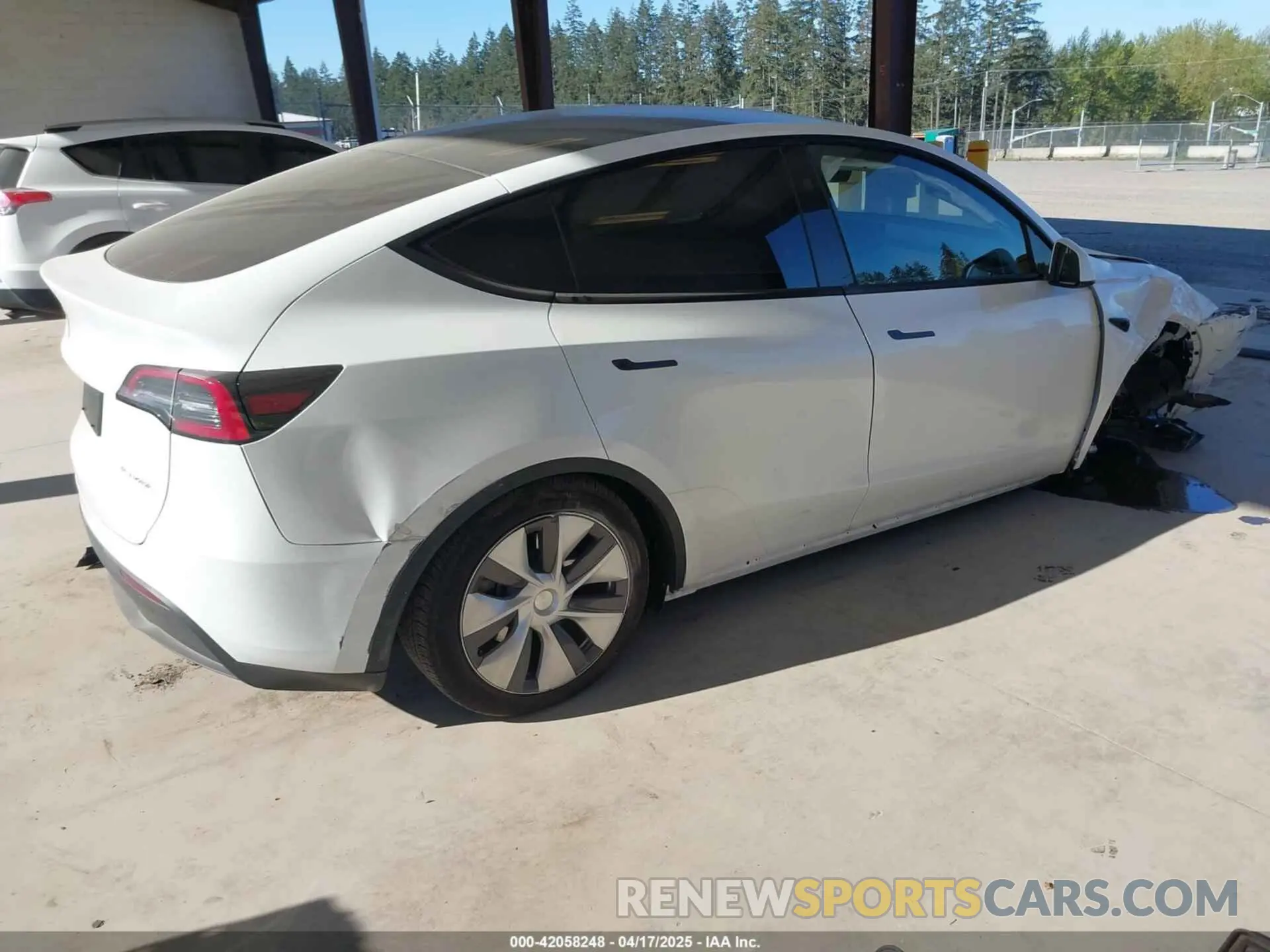 4 Photograph of a damaged car 7SAYGAEEXRF988561 TESLA MODEL Y 2024