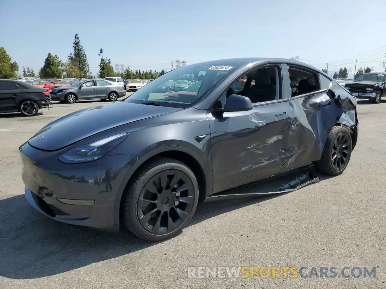 1 Фотография поврежденного автомобиля 7SAYGDED0RF119721 TESLA MODEL Y 2024