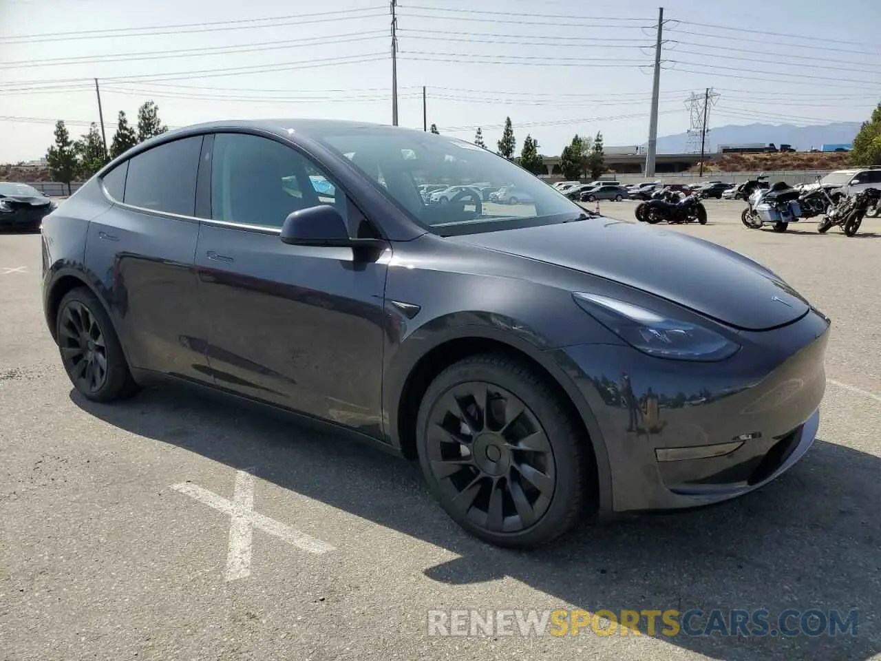 4 Фотография поврежденного автомобиля 7SAYGDED0RF119721 TESLA MODEL Y 2024