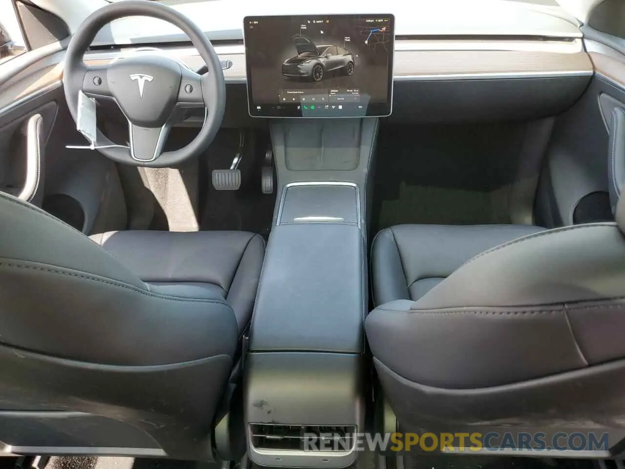 8 Фотография поврежденного автомобиля 7SAYGDED0RF119721 TESLA MODEL Y 2024