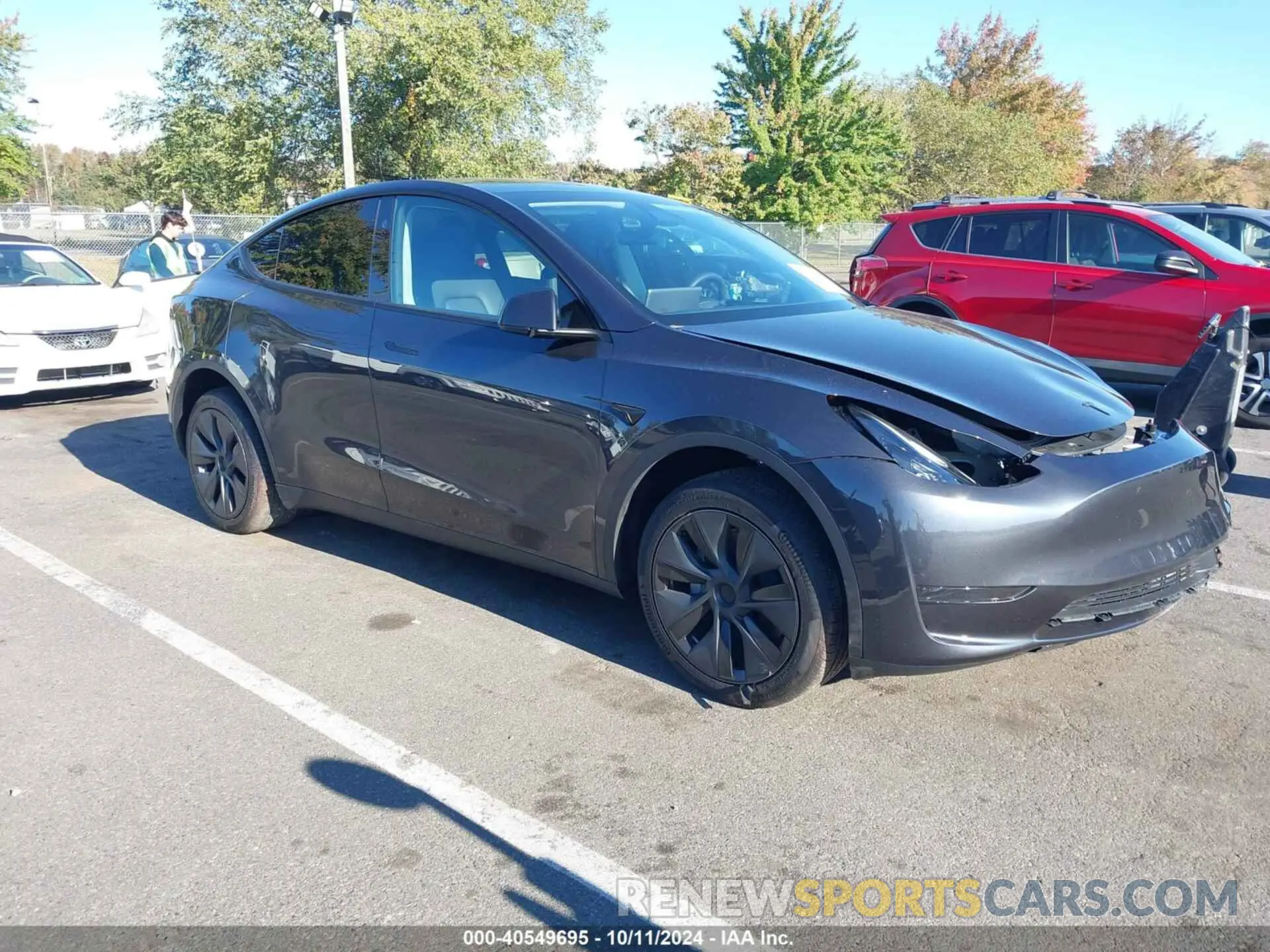 1 Photograph of a damaged car 7SAYGDED0RF178607 TESLA MODEL Y 2024