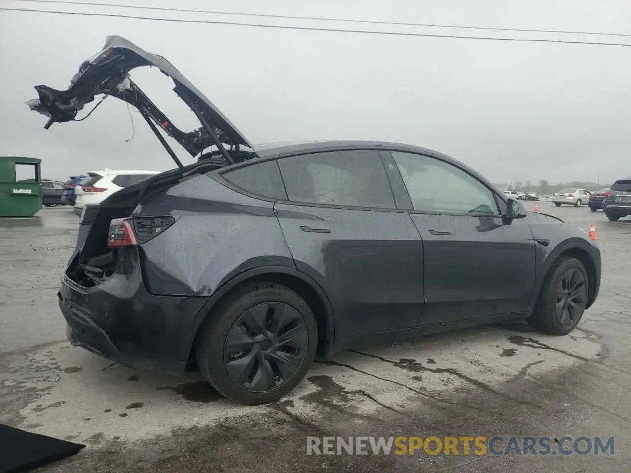 3 Фотография поврежденного автомобиля 7SAYGDED1RA321691 TESLA MODEL Y 2024