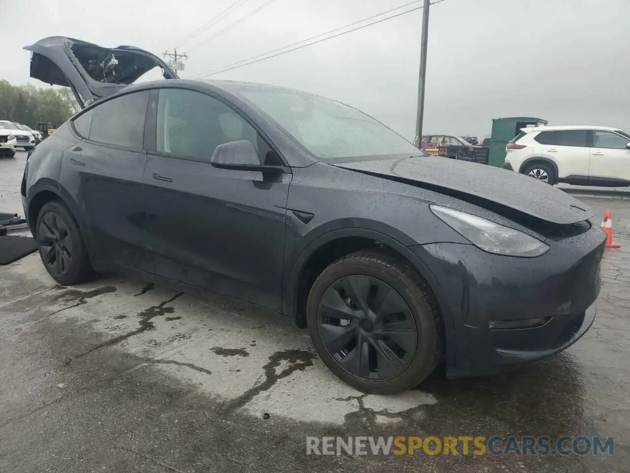 4 Фотография поврежденного автомобиля 7SAYGDED1RA321691 TESLA MODEL Y 2024