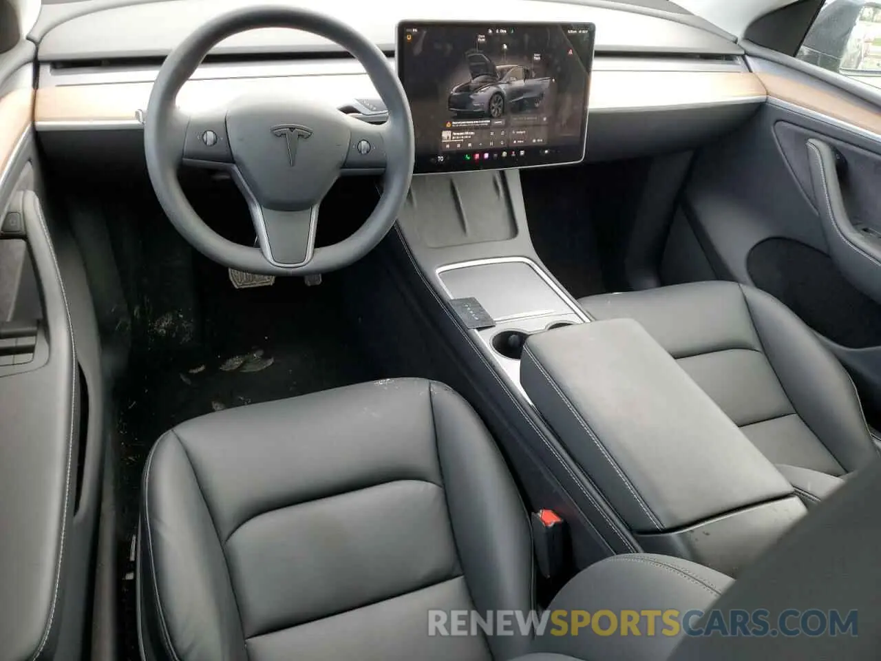 8 Фотография поврежденного автомобиля 7SAYGDED1RA321691 TESLA MODEL Y 2024