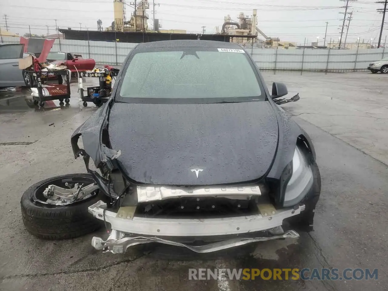 5 Фотография поврежденного автомобиля 7SAYGDED1RF098054 TESLA MODEL Y 2024