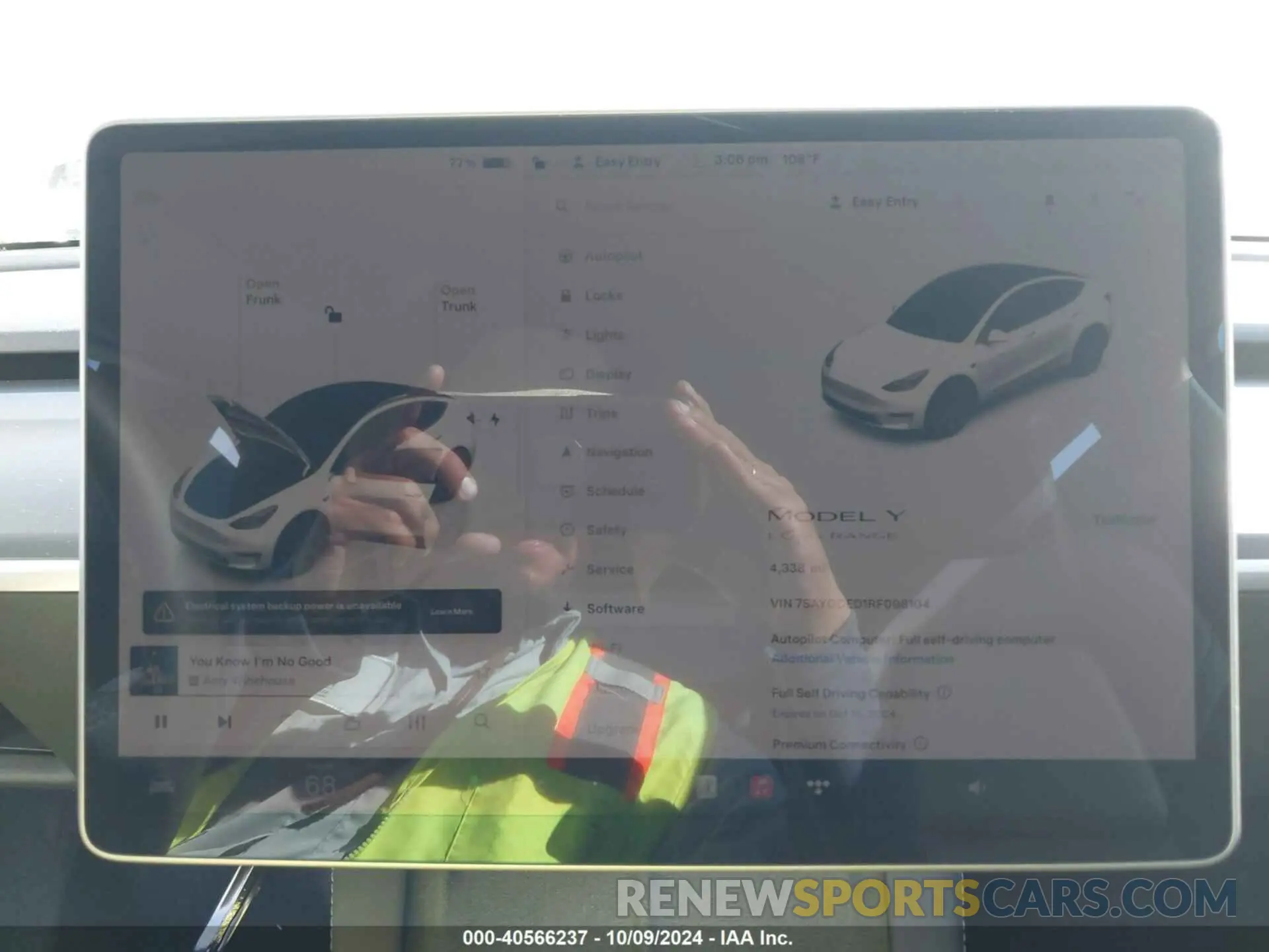 17 Фотография поврежденного автомобиля 7SAYGDED1RF098104 TESLA MODEL Y 2024