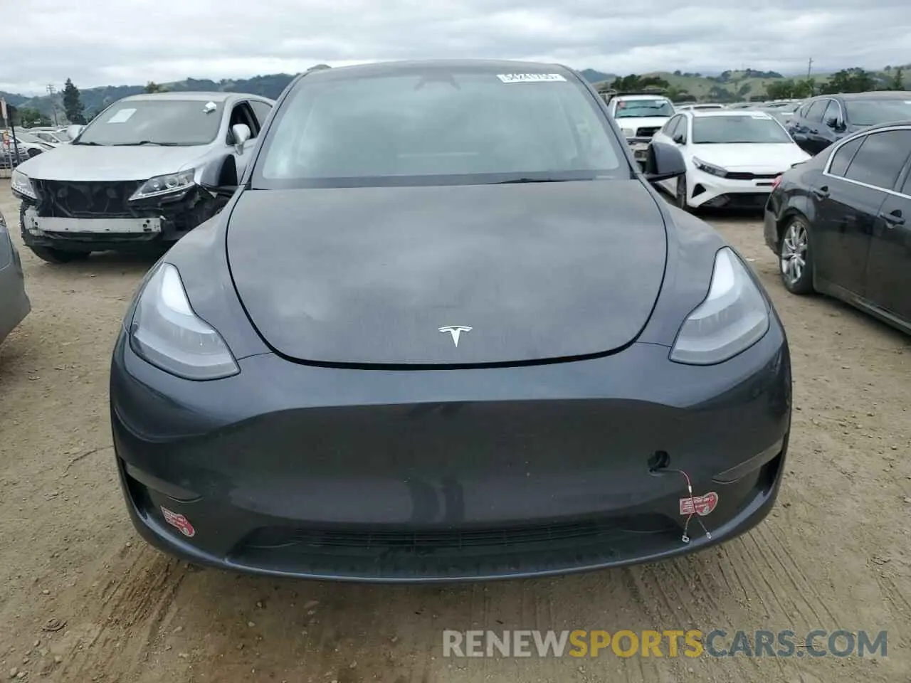 5 Фотография поврежденного автомобиля 7SAYGDED1RF177417 TESLA MODEL Y 2024