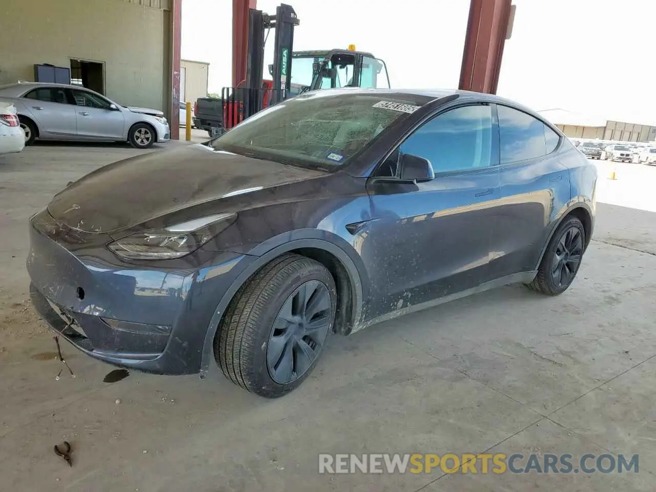 1 Photograph of a damaged car 7SAYGDED2RA304558 TESLA MODEL Y 2024